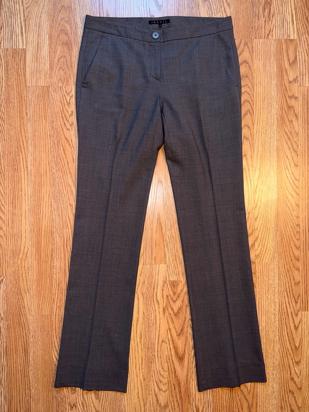 Theory Wool Pants - Brown, women’s 32” waist/33” inseam